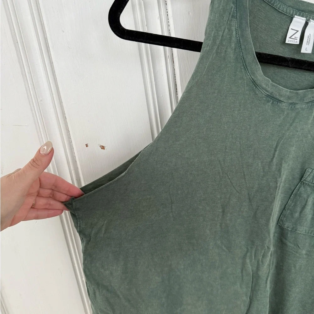 Zella Green Muscle Tee for Women - Picture 5 of 6